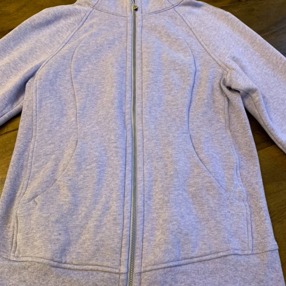 Cornflower blue Lululemon Scuba jacket - Picture 7 of 8